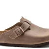 Clogs & Mules-Birkenstock Flat Clogs Boston Leoi - Narrow