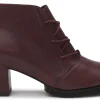 Ankle Boots-Vialis Heeled Ankle Boots 7159 Mel Napa Vegetal