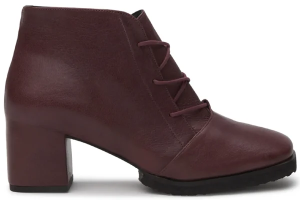 Ankle Boots-Vialis Heeled Ankle Boots 7159 Mel Napa Vegetal