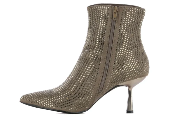 Ankle Boots-Camila's Heeled Ankle Boots Boney