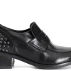 Loafers-Cafe Noir High Heel Loafers Ed1002 Mocassino