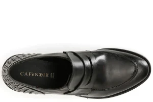 Loafers-Cafe Noir High Heel Loafers Ed1002 Mocassino