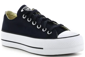 Sneakers-Converse Platform Sneakers 560250C/001 Black White